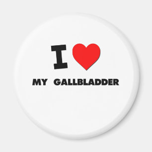 I Liebe meine Gallenblase Magnet