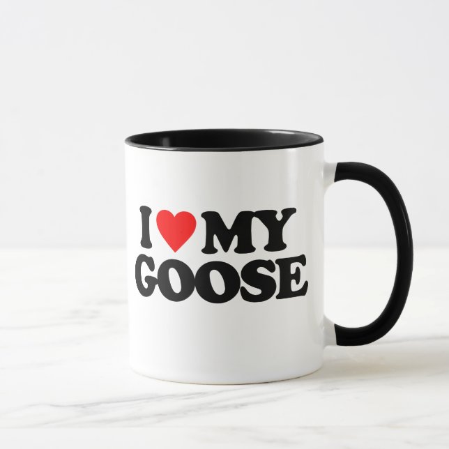 I LIEBE MEINE GANS TASSE (Rechts)