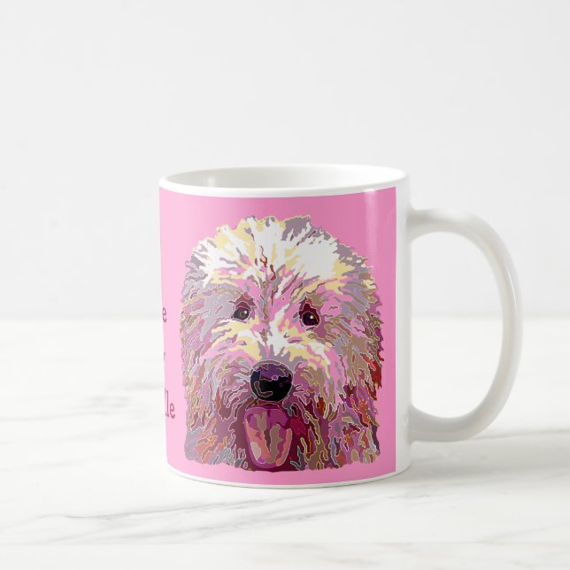 I Liebe meine Gekritzel-Tasse Kaffeetasse (Rechts)