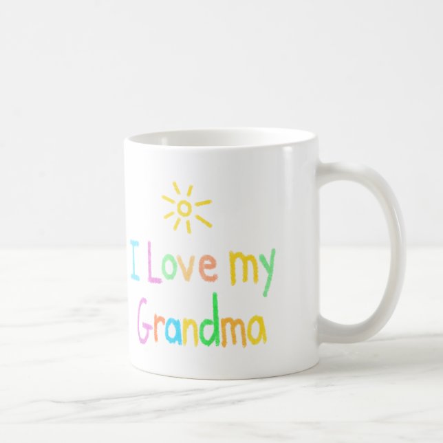 I Liebe meine Großmutter Kaffeetasse (Rechts)