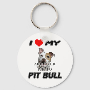 I LIEBE MEINE GRUBE BULL - ADDIEREN SIE IHR SCHLÜSSELANHÄNGER