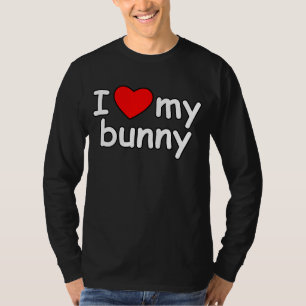 I Liebe meine Häschen-Kaninchenherz bunnie T-Shirt