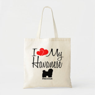 I Liebe meine Havanese HundeTaschen-Tasche Tragetasche