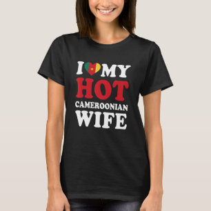 I Liebe Meine heiße kamerunische Ehefrau Husband T-Shirt
