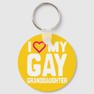 I LIEBE MEINE HOMOSEXUELLE ENKELIN - - .PNG SCHLÜSSELANHÄNGER