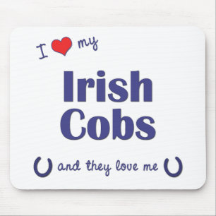 I Liebe meine irischen Pfeiler (mehrfache Pferde) Mousepad