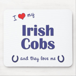 I Liebe meine irischen Pfeiler (mehrfache Pferde) Mousepad
