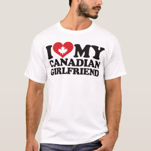 I Liebe meine kanadische Freundin T-Shirt