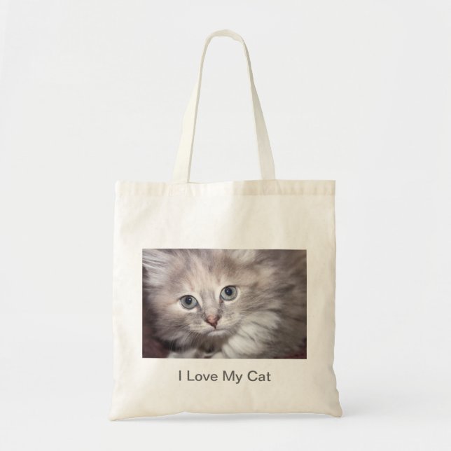 I Liebe meine Katzen-Leinwandtasche Tragetasche (Vorne)