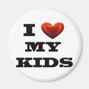I LIEBE MEINE KINDER MAGNET