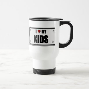 I Liebe meine Kinder Reisebecher