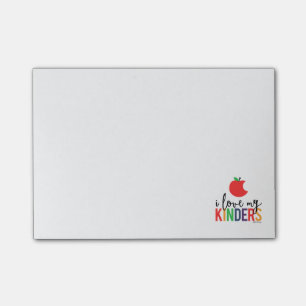 I Liebe meine Kinders - Apple-Post-Itanmerkungen Post-it Klebezettel