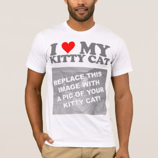 I Liebe meine Kitty-Katze T-Shirt