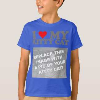 I Liebe meine Kitty-Katze T-Shirt
