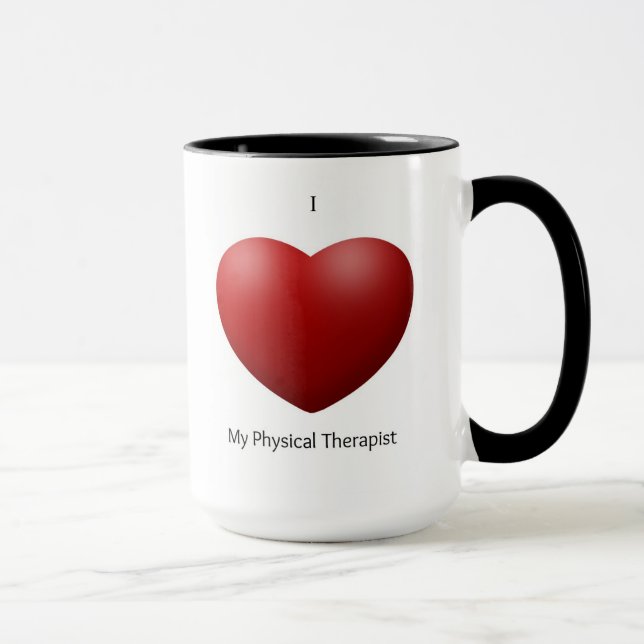 I Liebe meine körperlicher Therapeut-Tasse Tasse (Rechts)