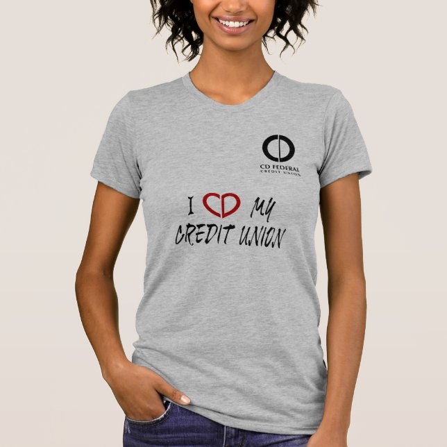 I Liebe meine Kredit-Gewerkschaft T-Shirt (Vorderseite)