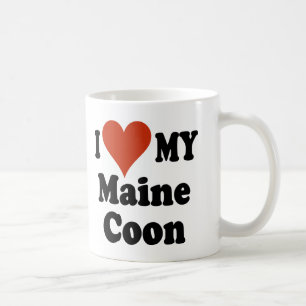 I Liebe meine Maine-Waschbär-Katzen-Waren Kaffeetasse