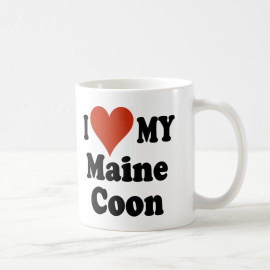 I Liebe meine Maine-Waschbär-Katzen-Waren Kaffeetasse