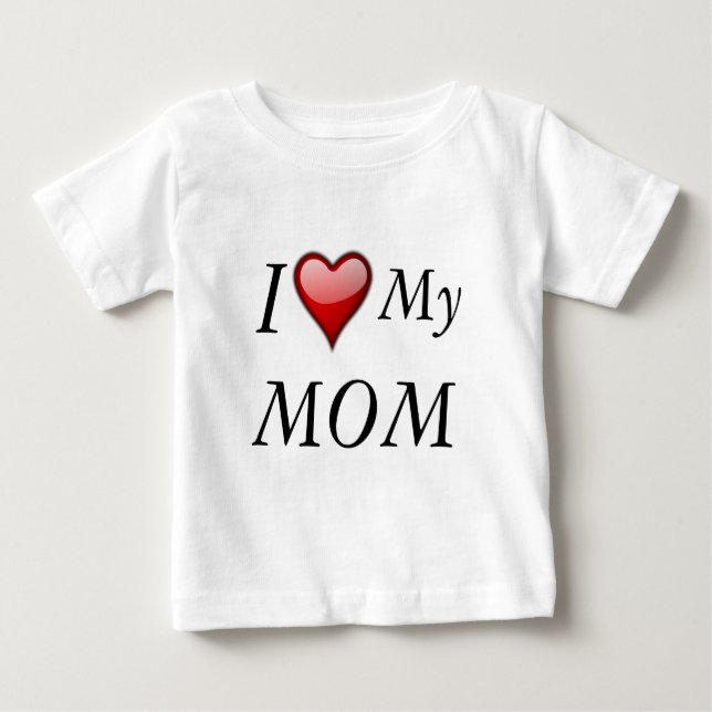 I Liebe meine MAMA 2 Baby T-shirt (Vorderseite)