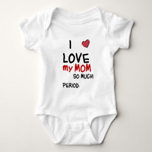 I Liebe meine Mama Baby Strampler