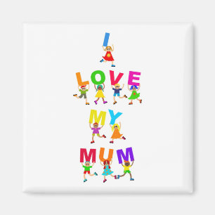 I Liebe meine Mama Magnet