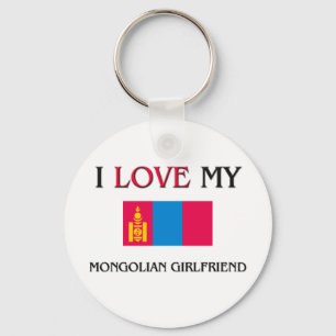 I Liebe meine mongolische Freundin Schlüsselanhänger