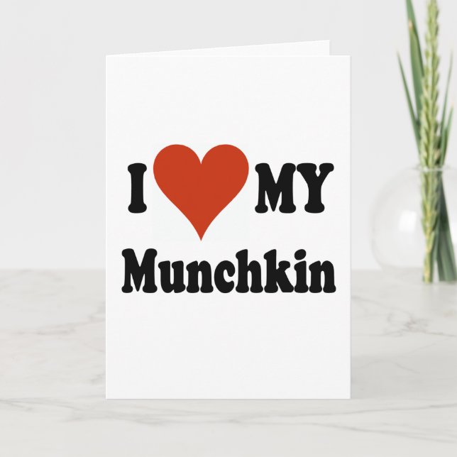 I Liebe meine Munchkin Waren Karte (Vorderseite)