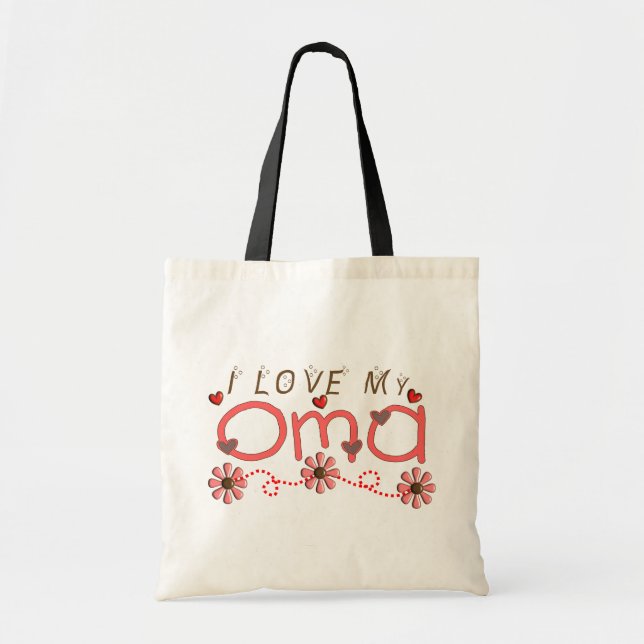 I Liebe meine OMA Geschenke Tragetasche (Vorne)