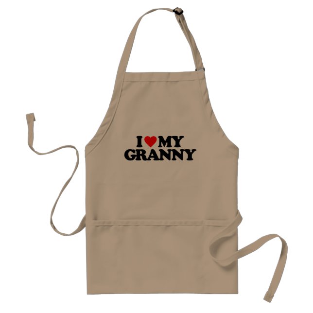 I LIEBE MEINE OMA SCHÜRZE (Vorne)