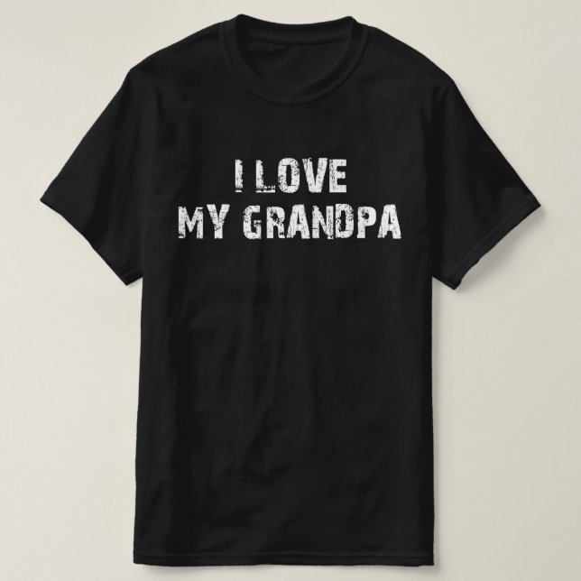 i Liebe meine Oma T-Shirt (Design vorne)