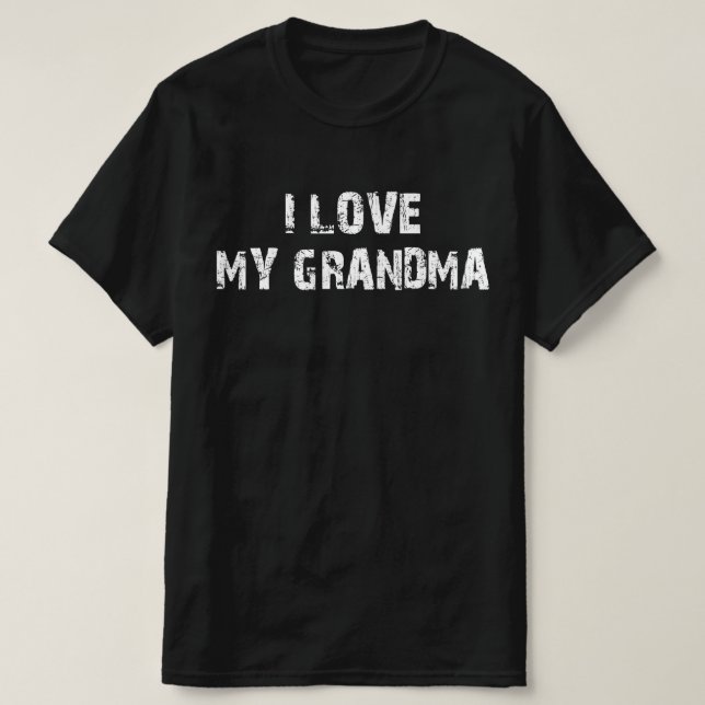i Liebe meine Oma T-Shirt (Design vorne)