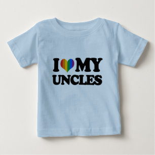 I Liebe meine Onkel Baby T-shirt