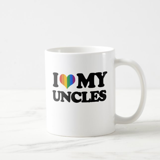 I Liebe meine Onkel Kaffeetasse (Rechts)