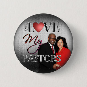 I Liebe meine Pastoren Button