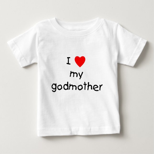 I Liebe meine Patin Baby T-shirt (Vorderseite)