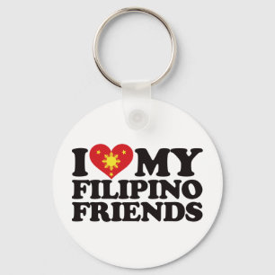 I Liebe meine philippinischen Freunde Schlüsselanhänger
