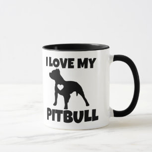 I Liebe meine Pitbull Tasse