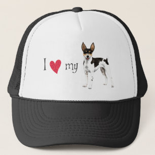 I Liebe meine Rat Terrier Truckerkappe