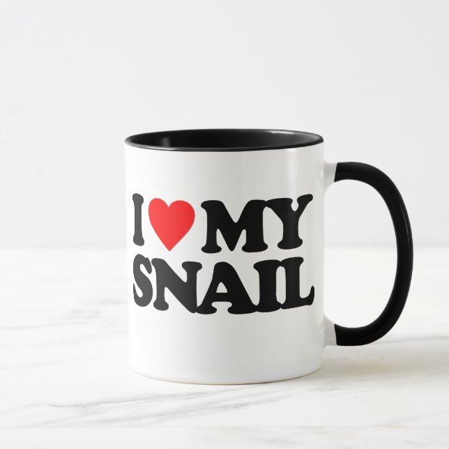 I LIEBE MEINE SCHNECKE TASSE (Rechts)