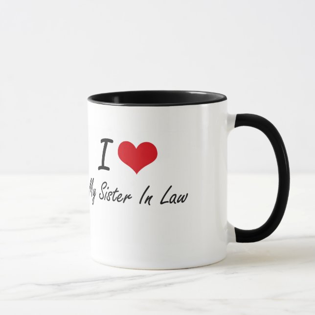 I Liebe meine Schwägerin Tasse (Rechts)