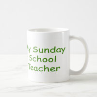 I Liebe meine Sonntagsschulen-Lehrer-Kaffee-Tasse