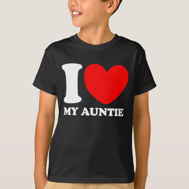 I Liebe meine Tante T-Shirt (Vorderseite)