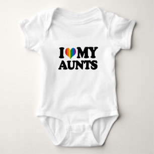 I Liebe meine Tanten Baby Strampler