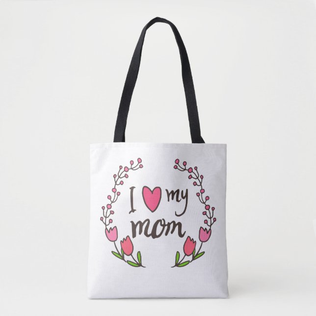 I Liebe meine Taschen-Tasche der Mama-glückliche Tasche (Vorderseite)