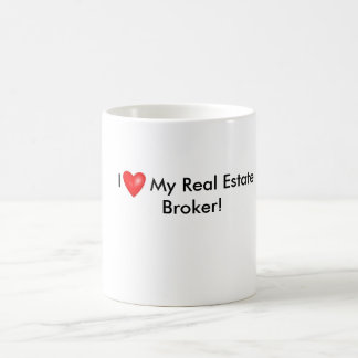I Liebe meine wirkliche Anwesen-Vermittler-Tasse! Kaffeetasse
