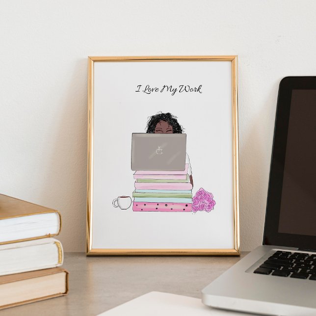 i) Liebe meiner Arbeit, Illustration, Poster (Von Creator hochgeladen)