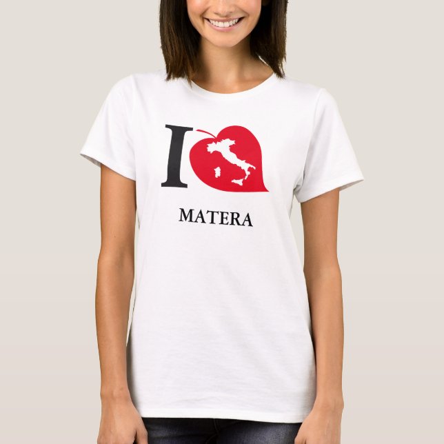 I Liebe meiner italienischen Stadt T-Shirt (Vorderseite)