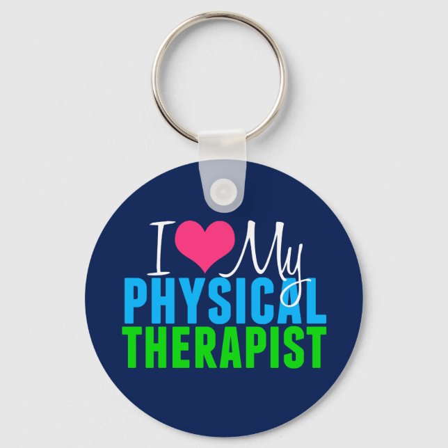 I Liebe meiner PT Physikalische Therapie Schlüsselanhänger (Vorderseite)
