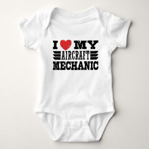 I. Liebe meines Flugzeugwerks Baby Strampler
