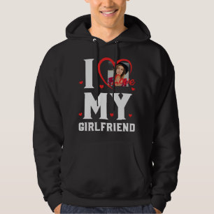 I Liebe meines GF individuell anpassbar Hoodie
